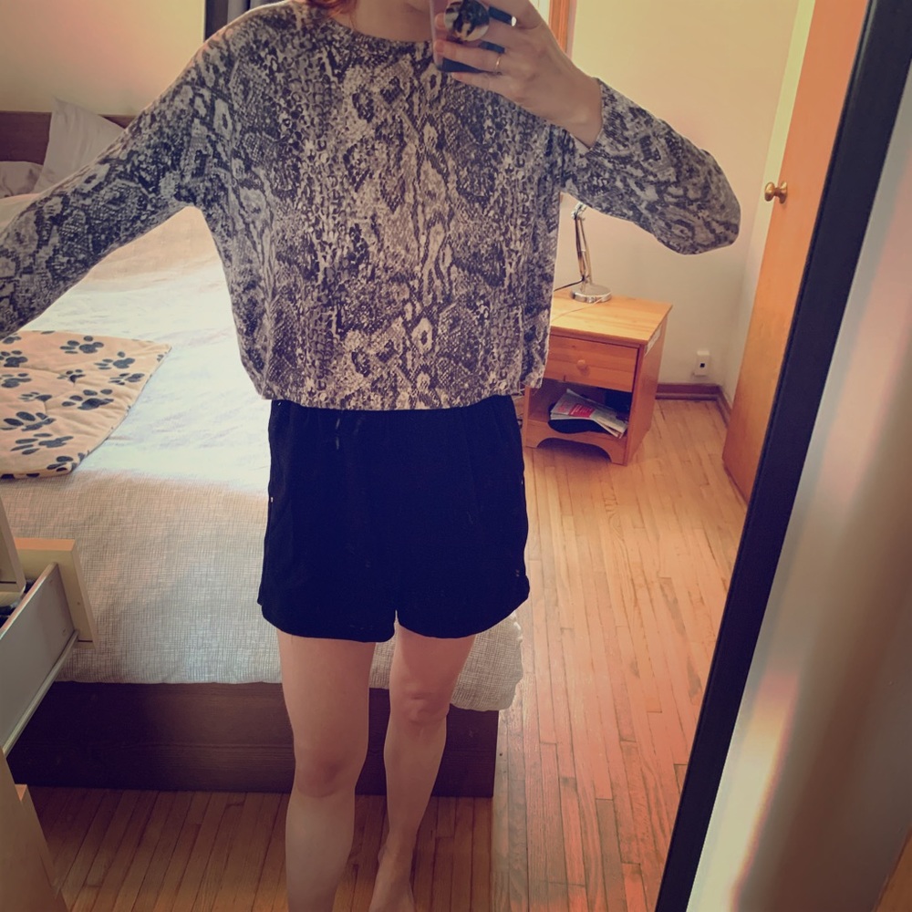 Snakeskin sweater